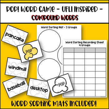 Paint Tray Phonics - COMPOUND WORDS {Science of Reading / Small Group  Reading}