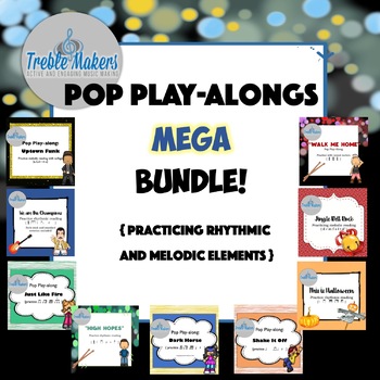 Preview of Pop Play-Alongs: MEGA bundle! {9 songs}