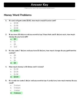 MightyOwl - Mia's mighty magic shop - solving money word problems