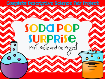 Preview of Pop Rocks and Soda Science Fair Print and Paste