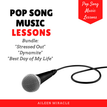 Preview of Pop Song Music Lessons Bundle