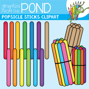 Preview of Pop Stick Clipart