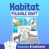 Foldable Animal Habitats Activity | Biomes & Habitats Craf