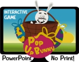 Pop Up Easter Bunny Interactive Powerpoint Reward Game, Ga