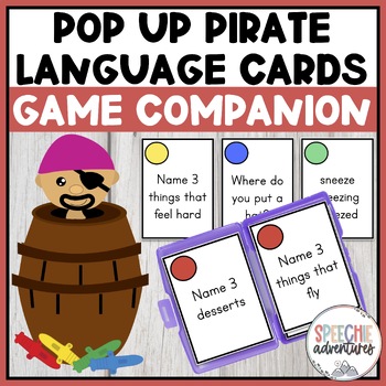 Preview of Pop Up Pirate Language Cards Game Companion