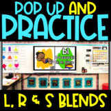 Pop Up Practice Blends | L Blends | R Blends | S Blends | 