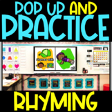 Pop Up Practice Rhyming Activity | Rhyming Words and Movement