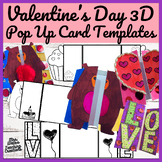 Valentines Day Pop Up Card Templates & Friendship Craft Ac
