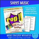 Pop Up the Chimney Off Staff | Pop With Music | Sheet Musi