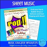 Pop Up the Chimney | Pop With Music | Sheet Music | Unlimi