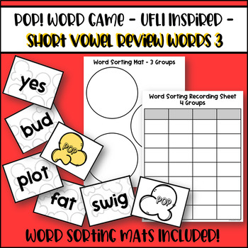 1-2-3 FLIP It! {a Short Vowel Review Game}