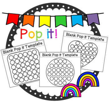 Preview of Pop it! Blank Templates