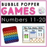 Pop-it Math Games for Teen Numbers (Numbers 11-20)