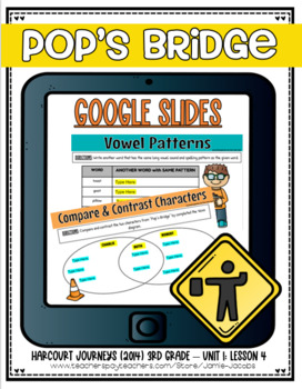 Preview of Pop's Bridge - 3rd Grade: Google Slides (Distance Learning)