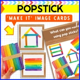 Pop stick make it image cards activity printable