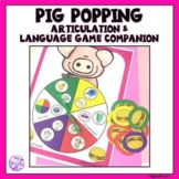 Pig Popping Articulation and Language Game Companion