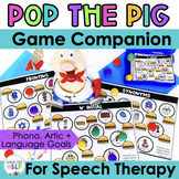 Pop the Pig Game Companion for Speech and Language Therapy