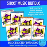Pop with Music Bundle | Sheet Music | Unlimited Studio License