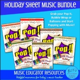 Pop with Music HOLIDAY Bundle | Sheet Music | Unlimited St