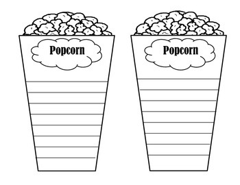 Popcorn Adjectives by Lisa Reitinger | Teachers Pay Teachers