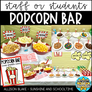 Preview of Popcorn Bar Party: for staff or students