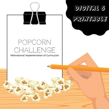 Preview of Popcorn Challenge