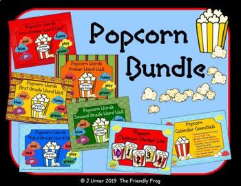 Preview of Popcorn Classroom Decor Bundle