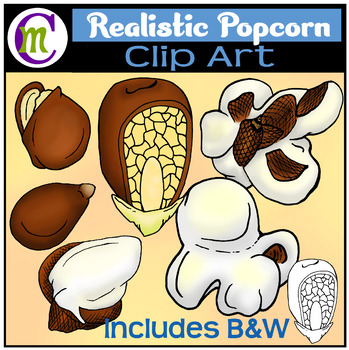 Preview of Popcorn Clip Art