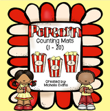 Popcorn Counting Mats (Numbers 1-20)