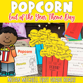 Preview of Popcorn Day End of the Year Theme Day Activities Countdown to Summer