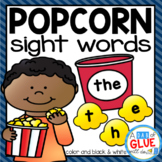 Popcorn Editable Sight Word Activity