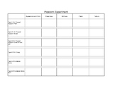 Popcorn Experiment Nutrition and Food Science Lab Data Sheet