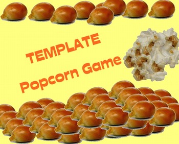 Preview of Popcorn Game - Template