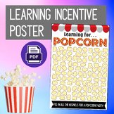 Popcorn Incentive Reward Chart Poster - Not Program Specif