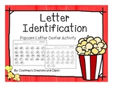 Popcorn Letter Identification Center Activity