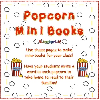 Preview of Writing Popcorn Words FREEBIE