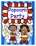 Popcorn Party Language Arts and Math Activities