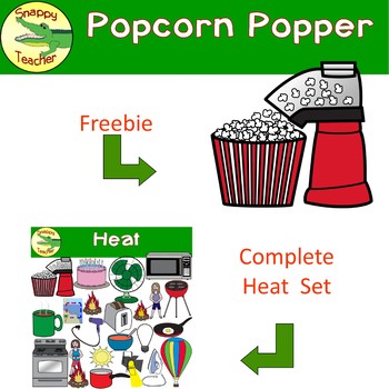 Preview of Popcorn Popper Clip Art