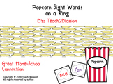 Popcorn Sight Words on a Ring