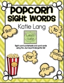 Kindergarten list-Popcorn Sight Word Activities