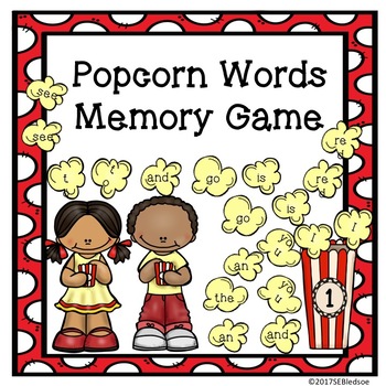popcorn sight words first grade