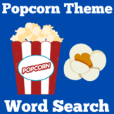 Popcorn Theme Day | Kindergarten 1st 2nd 3rd 4th Grade | W