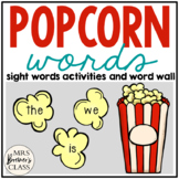 Popcorn Words Activities