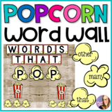 Popcorn Word Wall Set Bulletin Board - 100 Sight Words