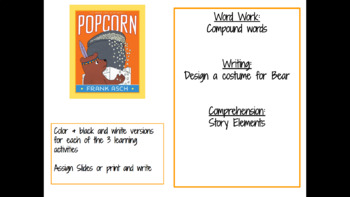 Preview of Popcorn by Frank Asch