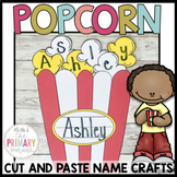 Popcorn name craft for summer | Carnival name craft | Food