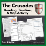 The Crusades Reading, Primary Doc, Timeline, & Map Assignm
