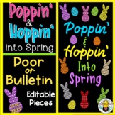 Poppin' & Hoppin' Into Spring: Easter Themed Bulletin Boar