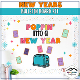 Poppin’ Into a New Year | 2024 Winter Bulletin Board or Door Kit