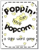 Poppin' Popcorn Words:  A Sight Word Game